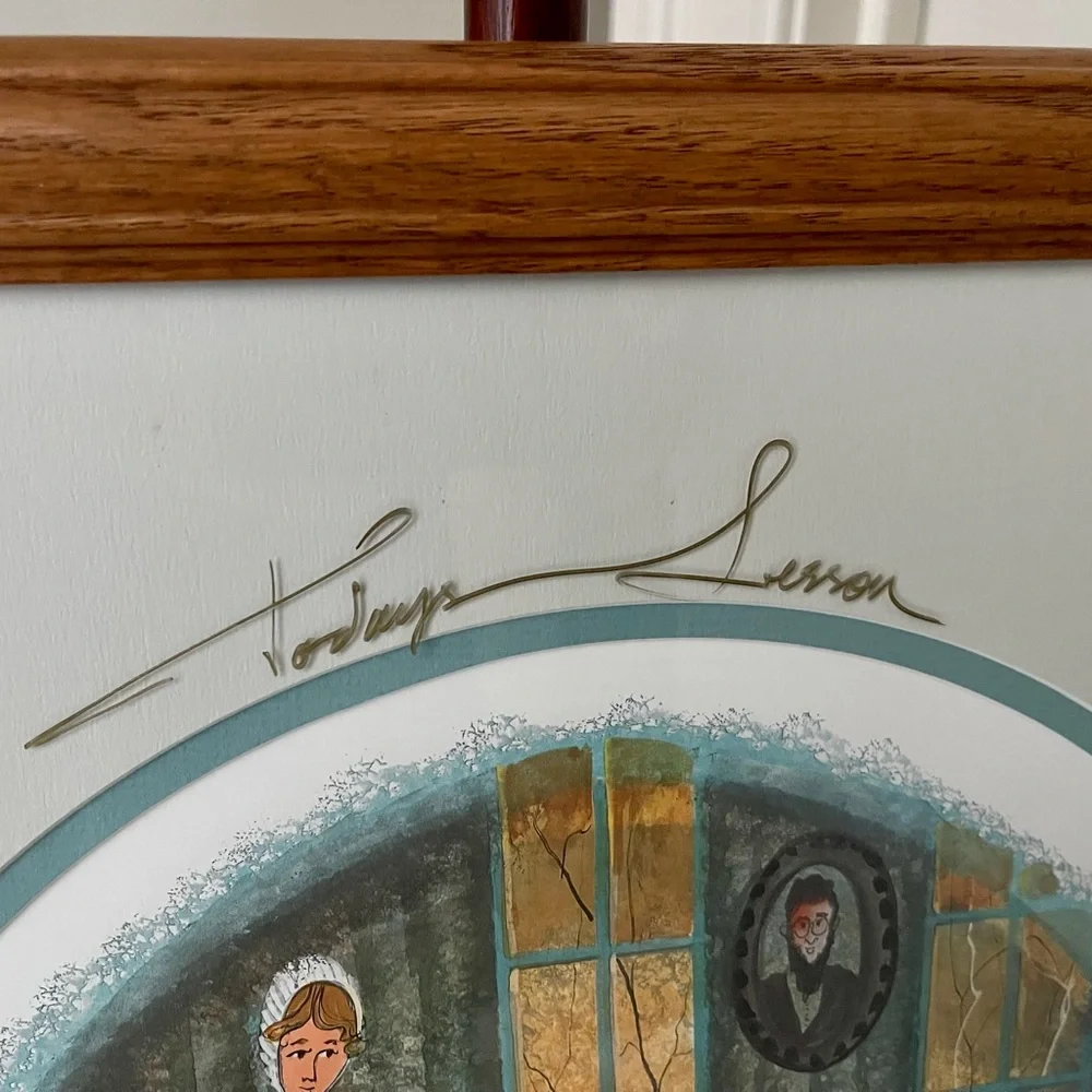 P. Buckley Moss Signed and Numbered Framed Lithograph - Picture 7 of 10